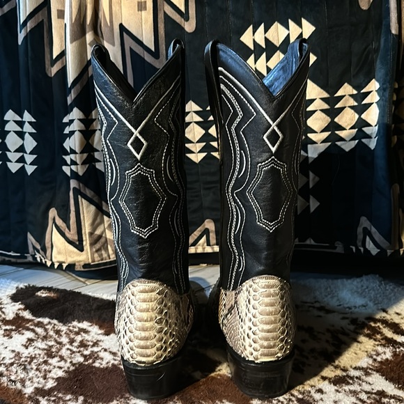 Genuine python western boots. Rockin Leather brand. Men’s size 11.5. - Picture 4 of 5